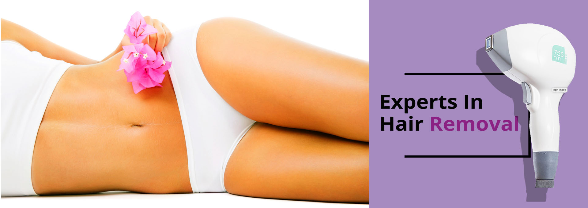 Beautician Waxing A Woman's Leg In Spa